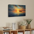 thumbnail image 4 of Ocean Art Wall Decor Sea Wall ArtSunset Wall ArtSunset Fisherman Canvas Wall Art Painting For Livingroom Decor Office Bedroom Decoration, 4 of 7
