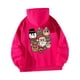 thumbnail image 3 of Sudaderas con capucha para mujer Casual Rose Red para mujeres Niñas con bolsillos Sudaderas con capucha navideñas M Yuyangstore sudadera con capucha de mujer, 3 of 8