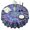 Colorful Tie Dye, variant on Black Tie Dye Pattern Round Tablecloth 60"x60",Wrinkle Wipeable Table Cloth for Kitchen Dining Room Picnic Patio Party
