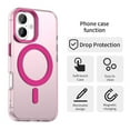 thumbnail image 4 of For iPhone 17 Pro 6.3" Case ,[Compatible with MagSafe] Cute Candy Color Drop Protection Slim Anti-Slip Shockproof Magnetic Phone Case,Red,For iPhone 17 Pro, 4 of 7