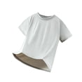 thumbnail image 5 of Bobifish Little Boys Girls Tees Short Sleeve Crew Neck Raglan Lightweight Print Kids Summer Sports Athletic T Shirts, 5 of 5