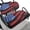American Flag, variant on HUIACONG American Flag Golf Cart Front Seat Cover Towel Style Blanket, Comfortable Stain-Resistant Easy to Clean Golf Cart Cushion Covers for Club Car