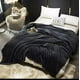 thumbnail image 3 of Frazada B.KIND & BEYOND Ultra Suave y Calientita Matrimonial/Individual Negra, 3 of 3