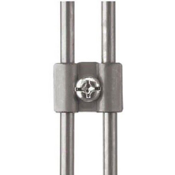 20 Raw Steel Wire Grid Panel Connectors Connector Slat Grid Connect