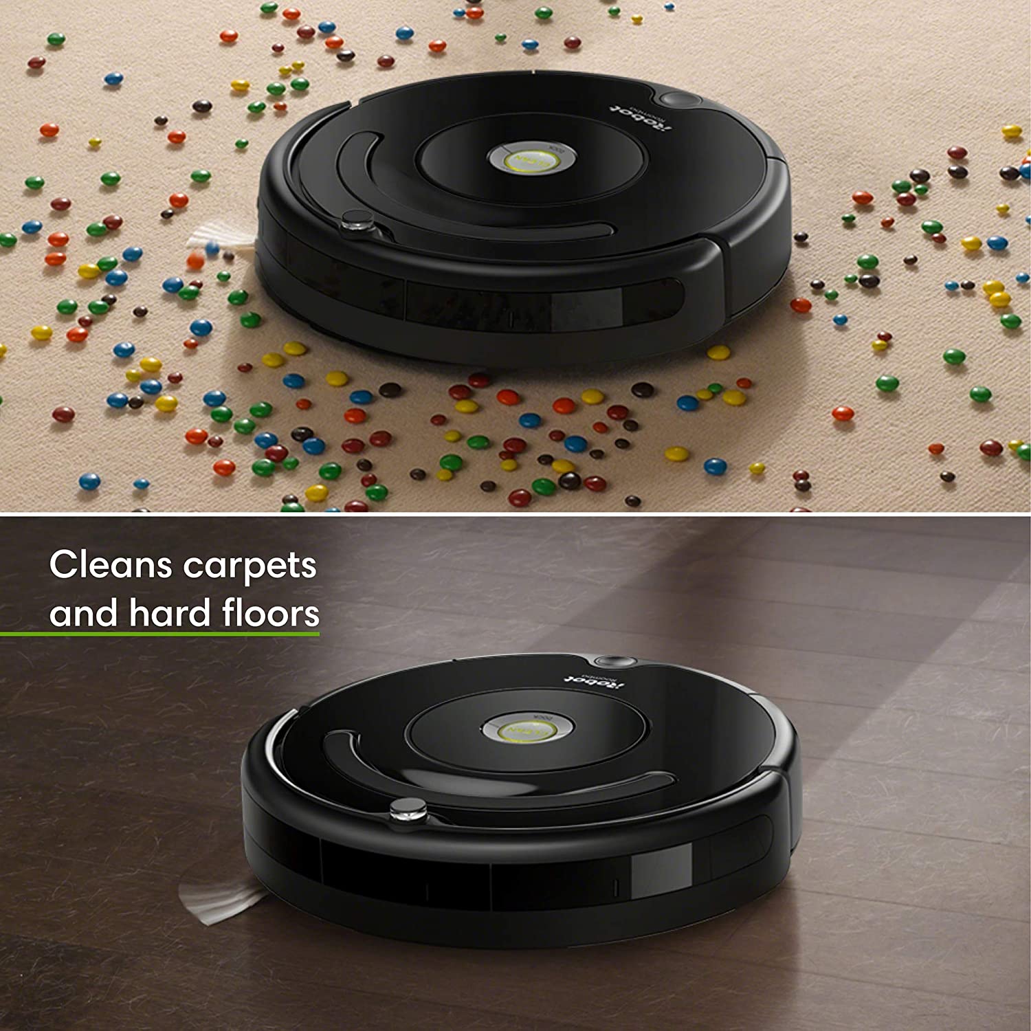 iRobot Roomba 675 Robot Vacuum-Wi-Fi Connectivity, Works with Alexa, Good for Pet Hair, Carpets, Hard Floors, Self-Charging - image 5 of 9