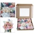 thumbnail image 3 of Set combinado de flores artificiales para bodas, ramos de novia de varios tipos, románticos B, 3 of 9