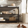 thumbnail image 4 of Walker Edison 40" Industrial Frisco X-frame Bookcase, Dark Walnut / Black, 4 of 16
