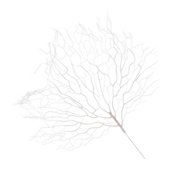 KLKCMS Artificial Coral Branch Decorative Tree Dried Plants Branches Decor White