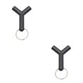 thumbnail image 3 of Thinsony 3.5mm Y Shape Earphone Splitter Adapter Double for Jack Adapter Compatible for Samsumg/ MP3 Player black 2Set, 3 of 6