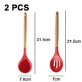 thumbnail image 2 of Silicone Cooking Utensil Set, Kitchen Utensils 2 Pcs Cooking Utensils Set Non-stick, 2 of 5