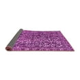 thumbnail image 2 of Ahgly Company Indoor Round Abstract Pink Modern Area Rugs, 3' Round, 2 of 4