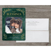 Counting Our Blessings - Deluxe 5x7 Personalized Holiday Holiday Card