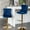 Blue, variant on Velvet Material - Hand - pulled Buttons Luxury - In Home Gathering Areas - Elegant Seats