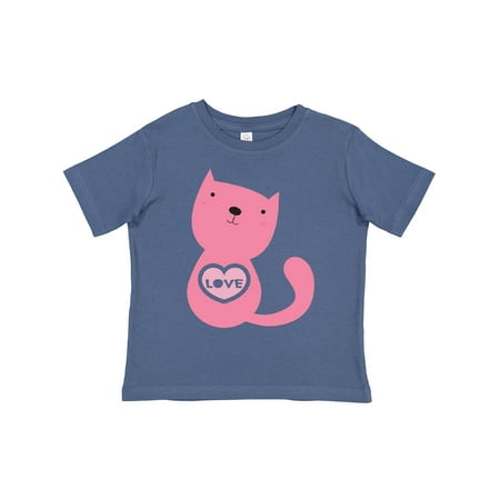 

Inktastic Love Cat 2 Gift Toddler Boy or Toddler Girl T-Shirt