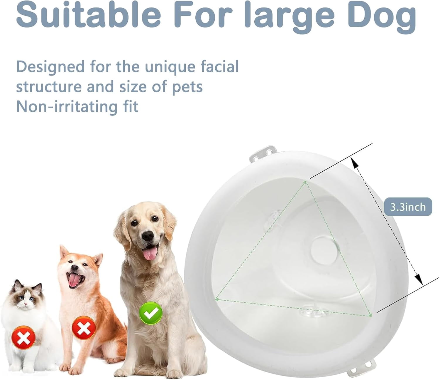 Spacer for Large Dog,Gray