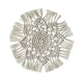 thumbnail image 1 of Nordic Tressé Tournesol Isolation Thermique Macramé Set de Table Coussin sous-Verre, 1 of 8