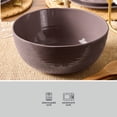 thumbnail image 3 of Better Homes & Gardens Artisan 18 oz Round Purple Stoneware Serving Bowl, 3 of 10