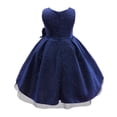 thumbnail image 6 of Vividxx Girls Dress Sparkly Girls Sleeveless Dress Tiered Gown With Fishtail Hem For Summer Performance Party 3-4 Years, 6 of 9