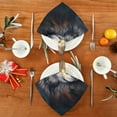 thumbnail image 4 of GZHJMY Wolf Cloth Napkins Set of 1,Reusable Washable Polyester Dinner Table Napkins for Kitchen,Dining,Restaurant,Party Decoration, 4 of 7