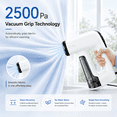 thumbnail image 3 of Hicloud Vacuum Steamer, Handheld  Travel Garment Steamer for Clothes, 2500Pa Suction for Clothes Grips, Steaming & Ironing 2 In 1, 3 Modes, 3 of 13