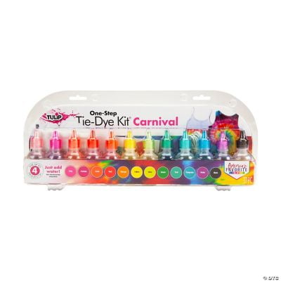 Tulip® One-Step Mini Carnival Tie-Dye Kit® - Basic Supplies - 1 Piece