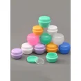thumbnail image 3 of 3pcs Random Color-m Silicone Jar With Lid Suitable For Cosmetics Face Body Hand Creams Empty Cream Jars Sample Containers Small Jars Travel Cream, 3 of 4