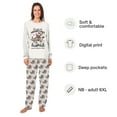thumbnail image 2 of Santa Western Matching Family Christmas Pajamas Plus Size, Cowboy Long Sleeve PJ Set, Family And Dog Size, 2 of 7