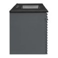 thumbnail image 3 of Modway Render 48" Wall-Mount Bathroom Vanity in Gray Black, 3 of 10