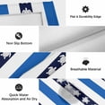 thumbnail image 6 of Coastal Turtle Outdoor Rug for Patio/Deck/Porch, Non-Slip Large Area Rug 5 x 8 Ft, Blue Stripe Navy White Geometric Ocean Indoor Outdoor Rugs Washable Area Rugs, Reversible Camping Rug Carpet Runner, 6 of 8