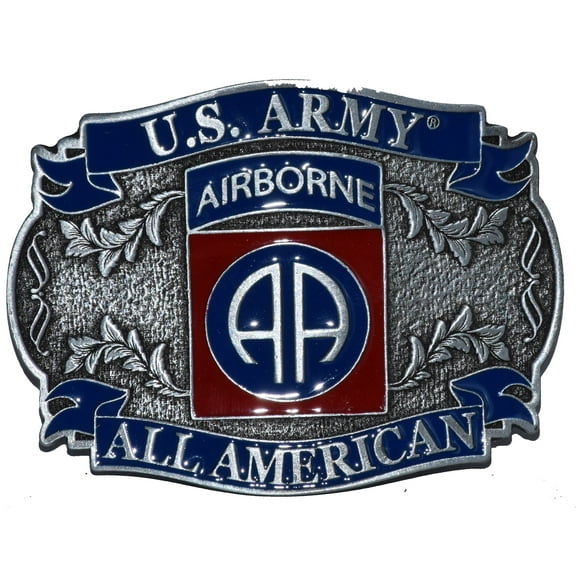 82ND AIRBORNE ALL AMERICANS - Cast Belt Buckle