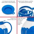 thumbnail image 4 of Ecolution Cocina extras 1.5-Quart vidrio palomitas de maiz poppers - se puede lavar en lavaplatos (Azul), 4 of 8