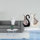 thumbnail image 2 of Figuras de cisne con gesto de roca, esculturas de cerámica creativas con los dedos para decorar apartamentos, dormitorios, restaurantes, estanterías y, 2 of 8
