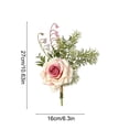 thumbnail image 3 of Wzzjkit Artificial Flowers Bouquet 10.6 Inch, Silk Flowers for Home Decor, Fake Flowers Centerpiece for Living Room Dining Table Wedding Decor Gift for Women, 3 of 6