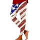 thumbnail image 1 of MKLEKYY Pantalones deportivos para mujer, leggings de yoga de cintura alta con estampado del Día de la Independencia para mujer, pantalones de entrenamiento para yoga y fitness 1337, 1 of 3
