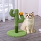 thumbnail image 5 of Rascador para gatos con forma de cactus y cuerda de sisal natural para interiores, para gatos adultos y gatitos, contra alfombra., 5 of 7