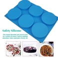 thumbnail image 3 of Cake Mold 6-Cavity 4 Inch Baking Tray Pan Non-stick Biscuit Pastry Bakeware Mould Tool, 3 of 9