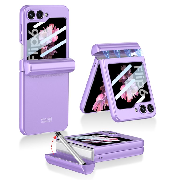 スマホアクセサリー Galaxy Z Flip6 Flipsuit Case Original For Samsung Galaxy Z Flip6 Flipsuit Case with LED