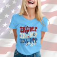 thumbnail image 2 of iTNHFP Hauts de Sortie Mode Décontractée pour Femmes Col Rond Imprimé Lettre de la Saint-Patrick T-Shirt Manches 3/4, 2 of 5