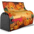thumbnail image 3 of Fall Pumpkins Mailbox Covers, Thanksgiving Magnetic Post Box Cover Wraps Large Size 25.5x21 in for Garden Yard Decor, 3 of 6