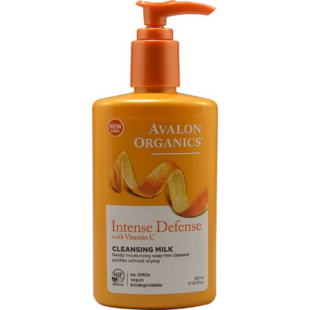 Avalon Organics Vitamin C Hydrating Cleansing Milk, 8.5 Oz