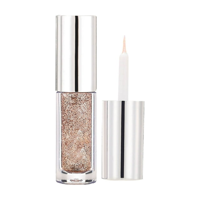 SIfdSeng Fard à Paupières Liquide Ultra Pailleté Stylo Silkworm Fard à Paupières Liquide Paillettes Fard à Paupières Liquide Illuminateur 2,5 ml Fard à Paupières Liquide