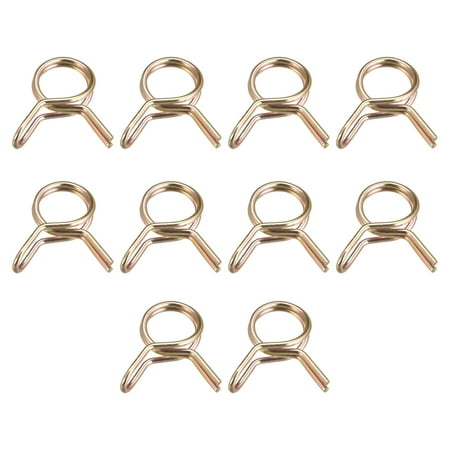 

Double Wire Spring Hose Clamp 65Mn Steel 6mm Fuel Line Silicone Tube Spring Clips Color Zinc Plated 20 Pack