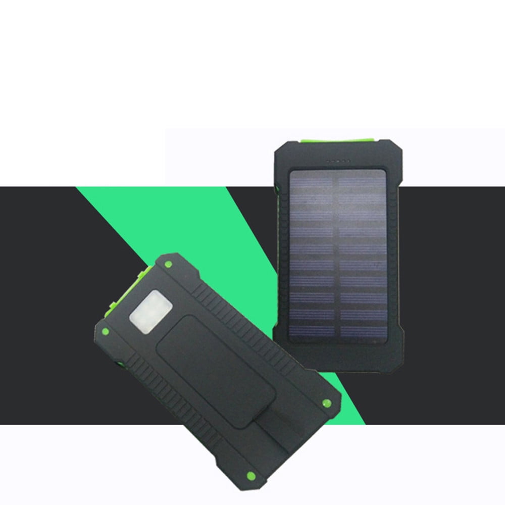 Bzdzmqm Solar Charger Power Bank, 10000mAh Fast Charging Portable Solar Phone Battery Panel Charger, 2 USB Port Battery Pack Charger Portable for All Cell Phones & Electronic Devices Lighting Deal