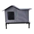 thumbnail image 3 of Casa de gatos,Caseta exterior para gatos,resistente al invierno,para gatos salvajes,Cama cueva para gatitos,tienda de campaña para gatos,dormir al aire libre,Nido cálido de otoño,casita, 3 of 5