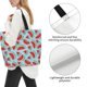 thumbnail image 3 of Balery Watermelon Bolsa Tote Estilo Estético con Cremalleras, Bolsa de Hombro, Bolsa de Compras Grande y Plegable, 3 of 8