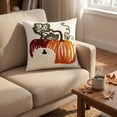 thumbnail image 4 of EWASWON Halloween Pumpkin Throw Pillow Covers 100% Cotton Tufted Decorative for Couch Sofa Bed Farmhouse Fall Decor, 4 of 7