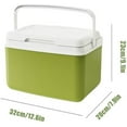 thumbnail image 5 of Outdoor Camping Cooler - Large Capacity Ice Chest, Portable Insulated Storage Box, Cooling Container | Hard Lightweight Freezer for Hiking Camping Walking Travel Outdoor Activities(6L), 5 of 6
