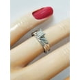 thumbnail image 4 of Bluebell Jewels 2.39 Ct Round Cut CZ Wedding Bridal Ring Set 925 Sterling Silver, 4 of 6