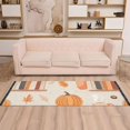 thumbnail image 2 of Yayeee Runner Rug for Bedroom 2'x6' Machine Washable Hallway Non Slip Mat, Beige Fall Acorns Pattern, 2 of 8