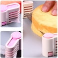 thumbnail image 1 of Cortador de pasteles de bricolaje, rallador de pasteles de 2 piezas Rallador de pasteles de bricolaje Rallador nivelador de pan ajustable elaborado con cuidado, 1 of 6